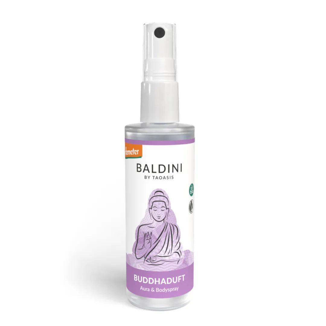 Baldini Buddhaduft Aura & Bodyspray, 50ml, harmonisierend und aufhellend, von Taoasis.