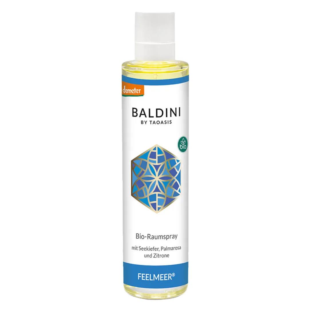 Baldini Feelmeer Bio-Raumspray, 50ml, Demeter-Qualität, für frische Meeresbrise im Zuhause.
