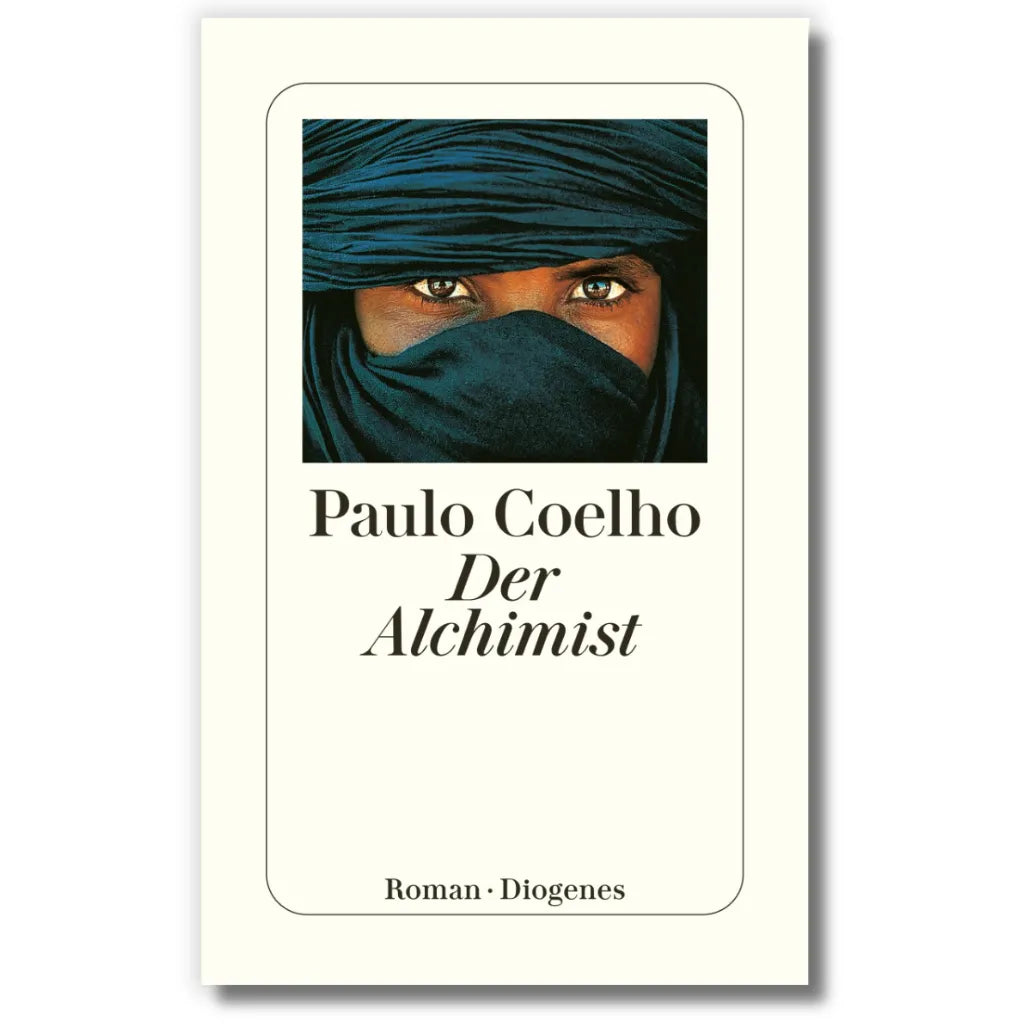 Buchcover Paulo Coelho Der Alchimist: Roman über Selbstfindung, Spiritualität.