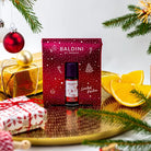 Baldini Happy Christmas Mini-Duftset in festlicher Weihnachtsdeko. Erwärmender Duft von Orange, Weißtanne, Nelke für Geborgenheit.